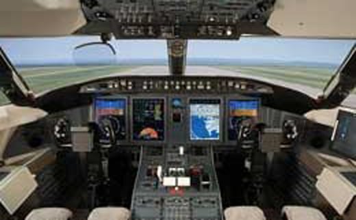 Challenger 605 Cockpit
