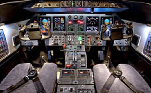 Learjet 40XR Cockpit